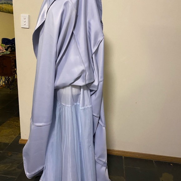 Ice Blue Bridal or Formal Corset Style Gown size 10 - Picture 12 of 13